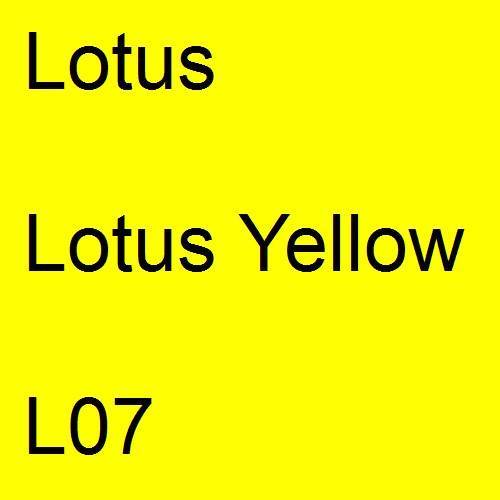 Lotus, Lotus Yellow, L07.